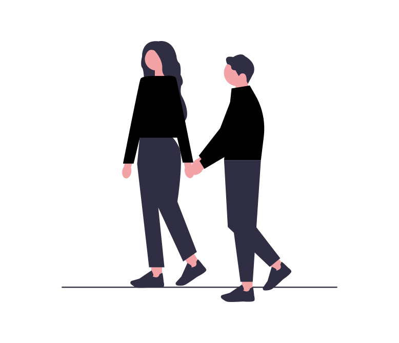 人が話してるみたいな写真